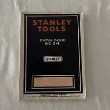 Vintage Original September 1942 Stanley Tools Catalog / Catalogue No. 34 232pp. picture