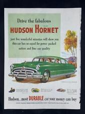 Magazine Ad* - 1951 - Hudson Hornet - green picture