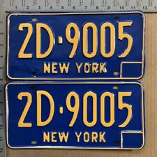1970 New York license plate pair 2D 9005 YOM DMV Dutchess Ford Chevy Dodge 13617 picture