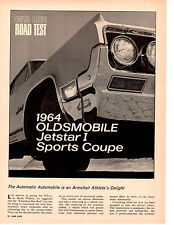 1964 OLDSMOBILE JETSTAR I SPORTS COUPE 394/345 HP ~ ORIG ROAD TEST ARTICLE / AD picture