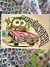 Dodge Challenger Sticker Card 1970’s Donross picture