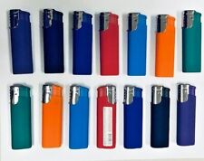 5-Flags® Rubber Coated Windproof Flame Electronic Lighter Refillable Pack of 14  picture