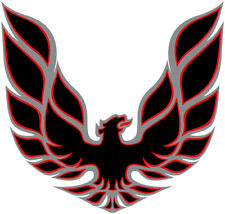 Trans Am Eagle Red Decal   ~  Vinyl Car Wall Sticker - Small to XLarge picture