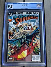 Superman #76 CGC 9.8 🔥White Pages🔥Funeral for a Friend Part 4 DC Comics 02/93 picture