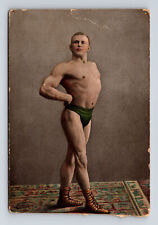 Russian Wrestler Georg Lurich Strongman Champion of the World Postcard picture
