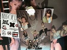 Kiss Of Life “Born to Be XX” - Album Signed Mwave Autograph by ALL MEMBERS Kpop picture