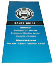 2005 AMTRAK VERMONTER ETHAN ALLEN EXPRESS ROUTE GUIDE picture