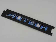 Nissan Genuine Autech Rear Emblem Sticker 18×1.8cm Blue picture
