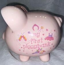 Baby Essentials My First Piggy Bank, Pink Ballerina Shoes Dress  Flowers Tiara picture