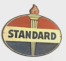 Standard Motor Oil  Enamel Metal Sign Size  14