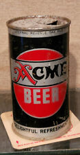 DELIGHTFUL   1930S ACME 2 SIDED FLAT TOP BEER CAN IRTP SAN FRANCISCO CALIFORNIA picture