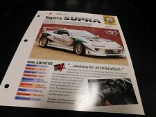 1995 Toyota Supra Spec Sheet Brochure Photo Poster picture