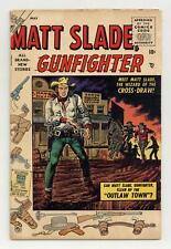 Matt Slade Gunfighter #1 VG 4.0 1956 picture