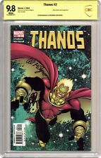 Thanos #2 CBCS 9.8 SS Milgrom/ Starlin 2004 21-2F3E3D3-041 picture
