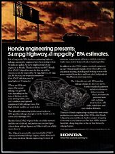 1977 Magazine Car Print Ad - HONDA CVCC 5 Speed A6 picture