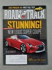 Road & Track Magazine February 2012 Lexus LF-LC - Porsche 911 - Mercedes-Benz SL picture