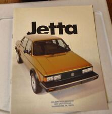Car Brochure Volkswagen Jetta 1982  picture