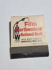 Vtg Fifth Northwestern National Bank Minneapolis Minnesota matchbook  Not Full picture