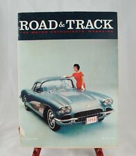 Road & Track Magazine December 1957 '58 Corvette Cover PRICE CUT picture