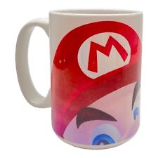 2 Mario Giant Coffee Mugs Official Nintendo World New York Rare picture