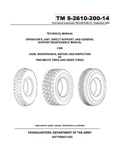 272 Page 2005 CARE MAINTENANCE REPAIR INSPECTION Of PNEUMATIC TIRES Manual on CD picture