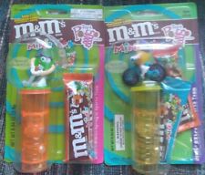 Lot of 2 M&Ms Mini's Toy & Pogos Green Golfer and Yellow Bicycle Driver, NIP picture