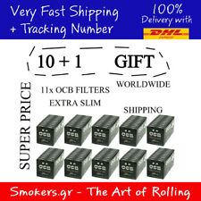 10 + 1 GIFT - FULL BOX OCB Cigarette Filter Tips Ultra Slim Premium  -SUPER HOT- picture