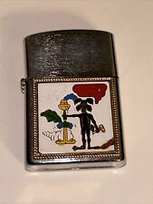 1970's Road Runner Rosette Zippo made in Japan Wile E. Coyote  picture