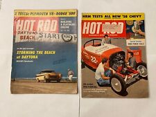 Hot Rod Magazine Lot (2) 1956 & 1957 picture