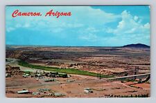 Cameron AZ-Arizona, Aerial Of Town Area, Antique, Vintage Souvenir Postcard picture