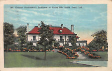 Clement Studebaker's Residence, Sunny Side, South Bend, IN, Early Postcard, Used picture