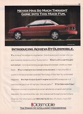 Print Ad 1992 Oldsmobile Achieva SC 8