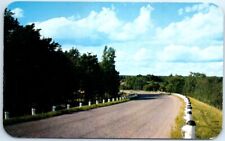 Postcard Curve in the Road Summer Highway Vacationland Scene Wisconsin USA picture