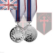 Official Queens Silver Jubilee Miniature Medal and Ribbon 1977 ( 100% UK Made picture