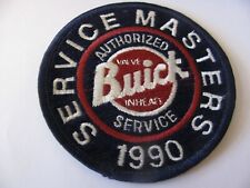 1990  BUICK  SERVICE MASTER UNIFORM  EMBROIDERED  3 .75 INCH  IRON ON PATCH RARE picture