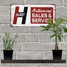 Hurst 4 Speed Floor Shifters Sales Shop Man cave Metal Sign Repro 6x12