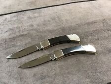 Vintage Sabre 646 Lock Blade Knife Lot Of 2 picture