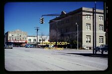 Cars, Ritz Movie Theater, McKinney, Texas in early 1950's, Kodachrome Slide h16a picture