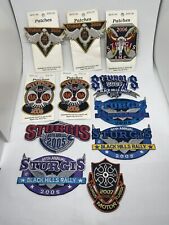 Lot of 11 Sturgis Black Hills Motorcycle Patch Decals Sturgis 2005 - 2007 picture