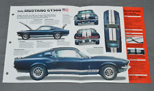 1967-1970 SHELBY FORD MUSTANG GT500 Muscle Car SPEC SHEET BROCHURE PHOTO BOOKLET picture
