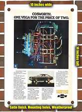 METAL SIGN - 1975 Chevy Cosworth Twin Cam Vega - 10x14 Inches picture