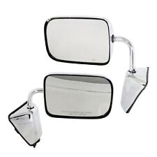 Set Of 2 Mirror Manual For 1988-1993 Dodge D250 Left And Right Chrome picture