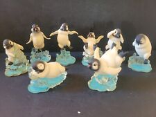 Vtg. 1998 The Hamilton Collection Penguin Playmates  Lot Of 8 picture