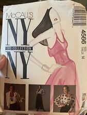 Vintage 1989 McCall’s NY Collection Pattern 4566 Size 14 Uncut picture