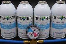 R1234yf, 1234yf, AIR BOOSTER, Arctic Air Refrigerant Support, 4 cans & Gauge picture