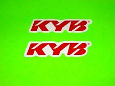 CR CRF YZ YZF RM RMZ KX KXF 80 85 125 250 450 KYB RED SUSPENSION 3 INCH STICKERS picture