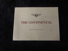 Bentley R Type Continental HJ Mulliner Saloon 1953 Dealer Factory Brochure OEM picture