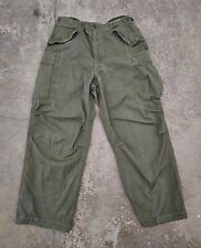 Vintage 50's M-1951 Field Trousers Cargo Army Military Pants Size Regular Medium picture