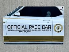 WOW 1972 Oldsmobile Hurst Cutlass Indy Pace Car Curved 3D Sign picture