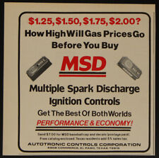 MSD Multiple Spark Discharge Auto Electronic Ignition Vintage Print Ad 1980 picture